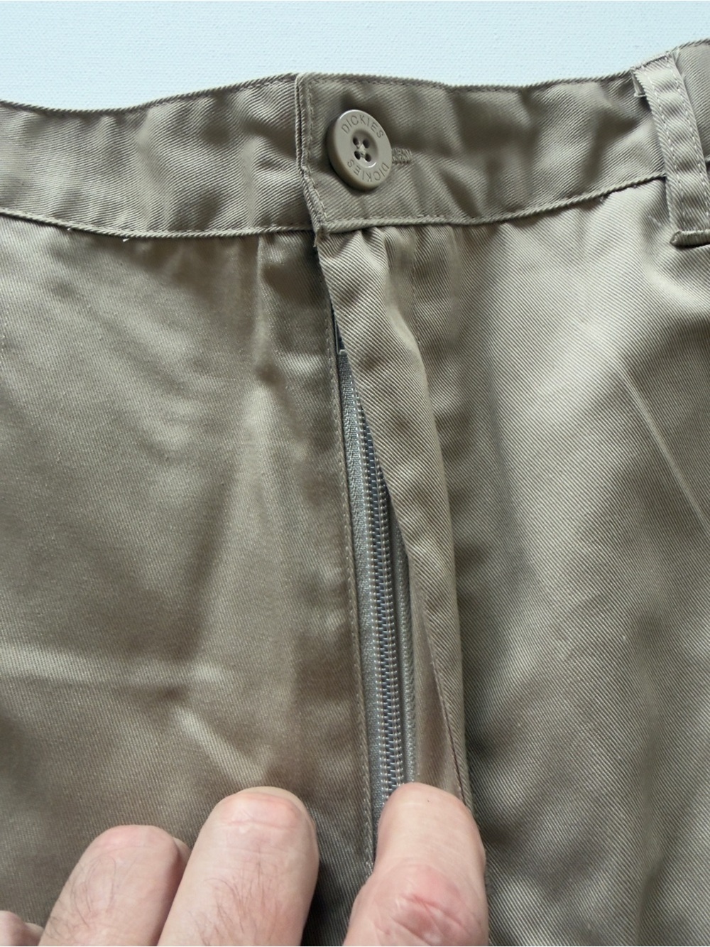 NWT Men's Dickies Classic Khaki Chef Pant DC 16 Tan Elastic Back Waist Size XL - Picture 10 of 15